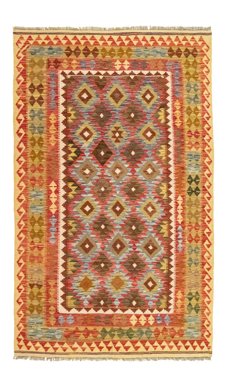 Tappeto Kelim - Orientale - 255 x 153 cm - arancione