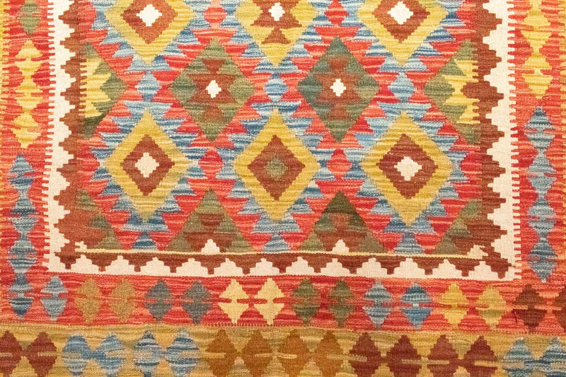 Tappeto Kelim - Orientale - 255 x 153 cm - arancione