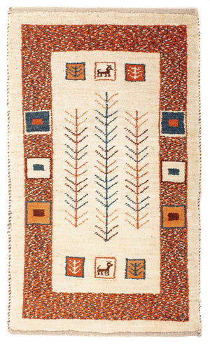 Tappeto Gabbeh - Persero - 102 x 57 cm - beige