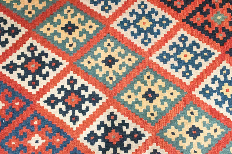 Tappeto Kelim - Orientale - 297 x 202 cm - arancione