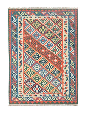 Tappeto Kelim - Orientale - 297 x 207 cm - arancione
