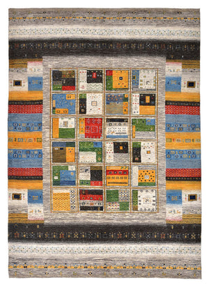 Tappeto Gabbeh - Loribaft Indus - 241 x 174 cm - multicolore