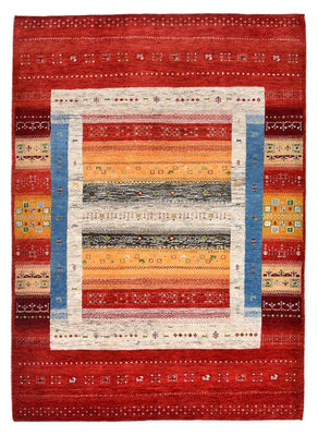 Tappeto Gabbeh - Loribaft Indus - 201 x 148 cm - multicolore