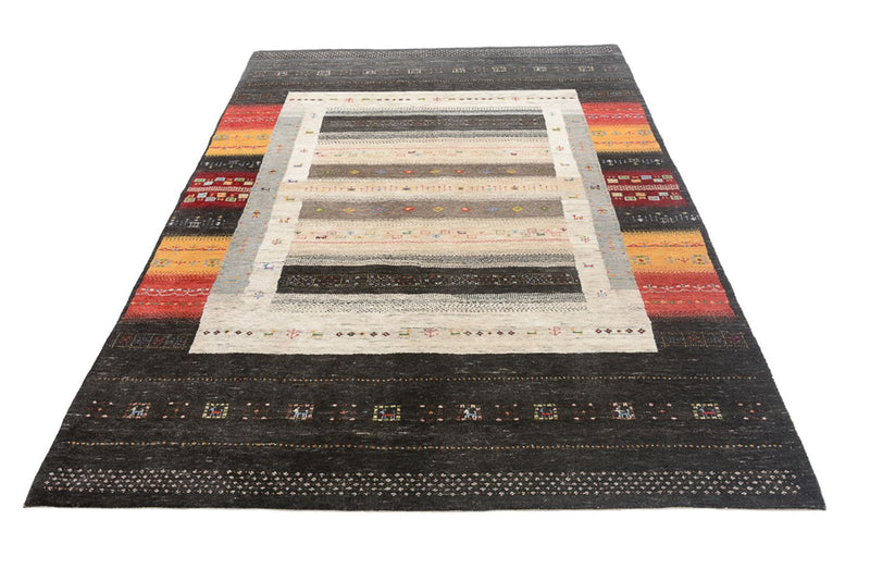 Tappeto Gabbeh - Loribaft Indus - 241 x 175 cm - multicolore