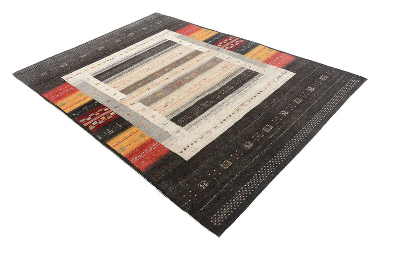Tappeto Gabbeh - Loribaft Indus - 241 x 175 cm - multicolore