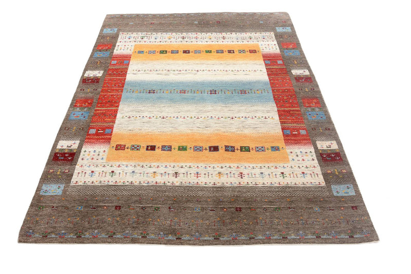 Tappeto Gabbeh - Loribaft Indus - 203 x 146 cm - multicolore