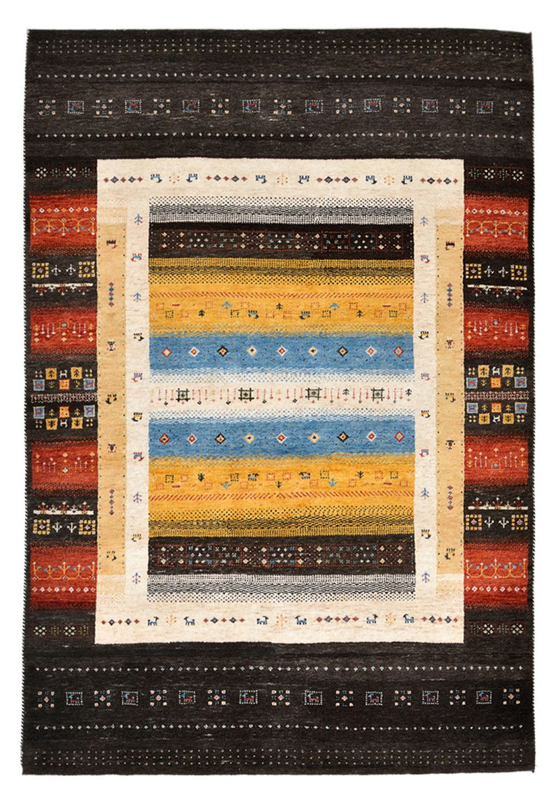 Tappeto Gabbeh - Loribaft Indus - 212 x 143 cm - multicolore