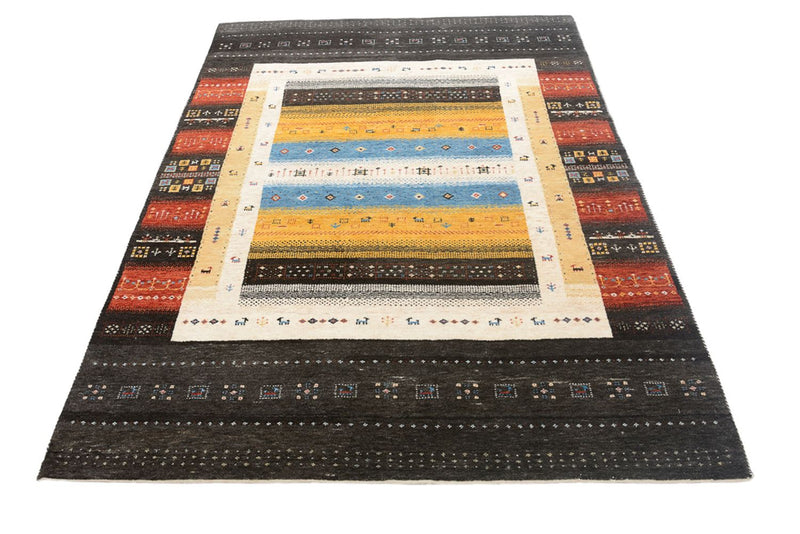 Tappeto Gabbeh - Loribaft Indus - 212 x 143 cm - multicolore