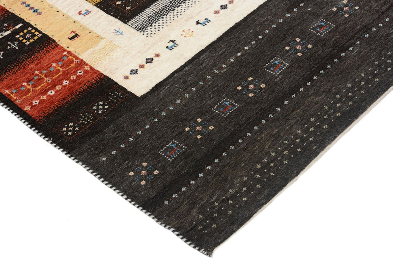 Tappeto Gabbeh - Loribaft Indus - 212 x 143 cm - multicolore