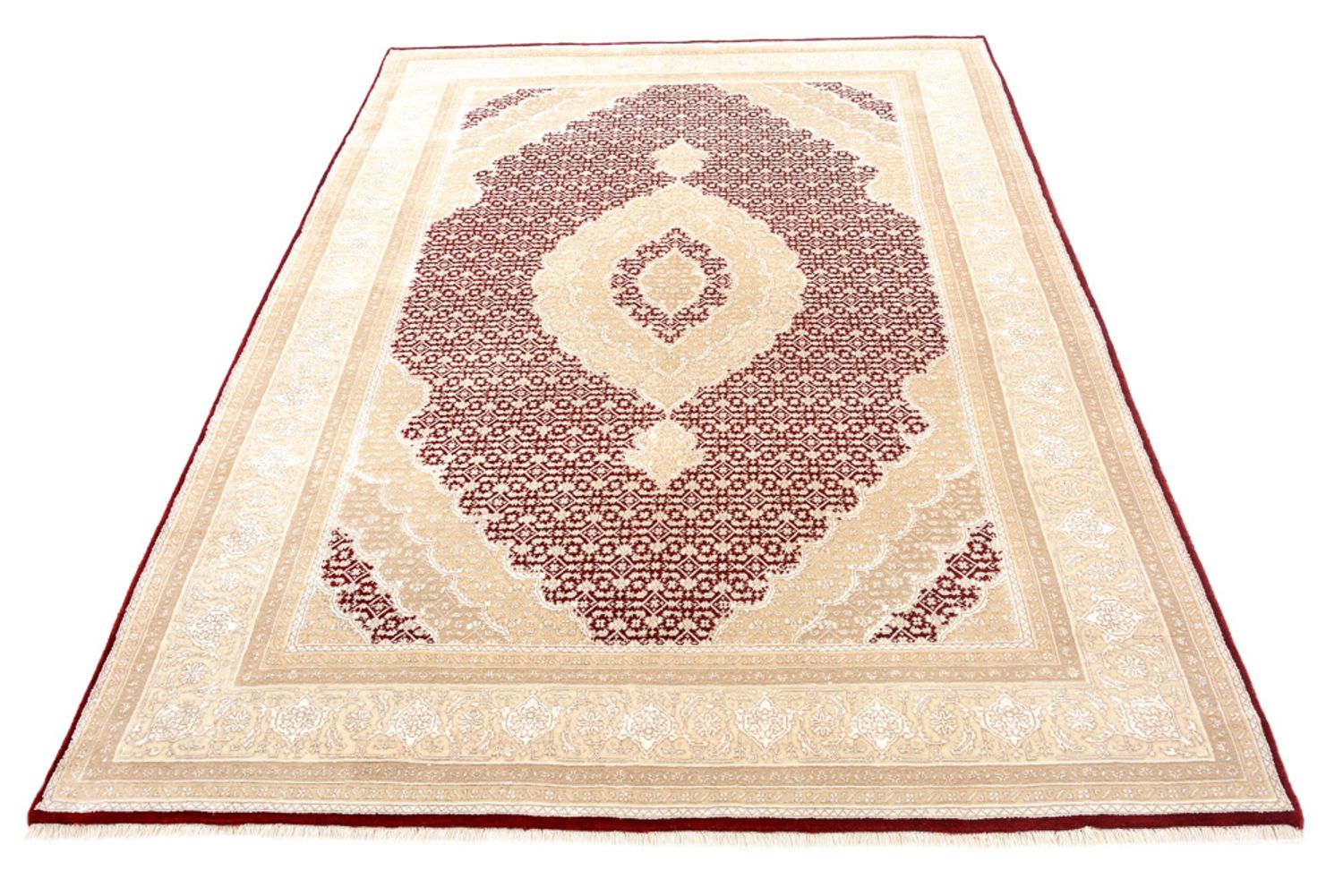 Tappeto orientale - Tabriz - 243 x 167 cm - crema