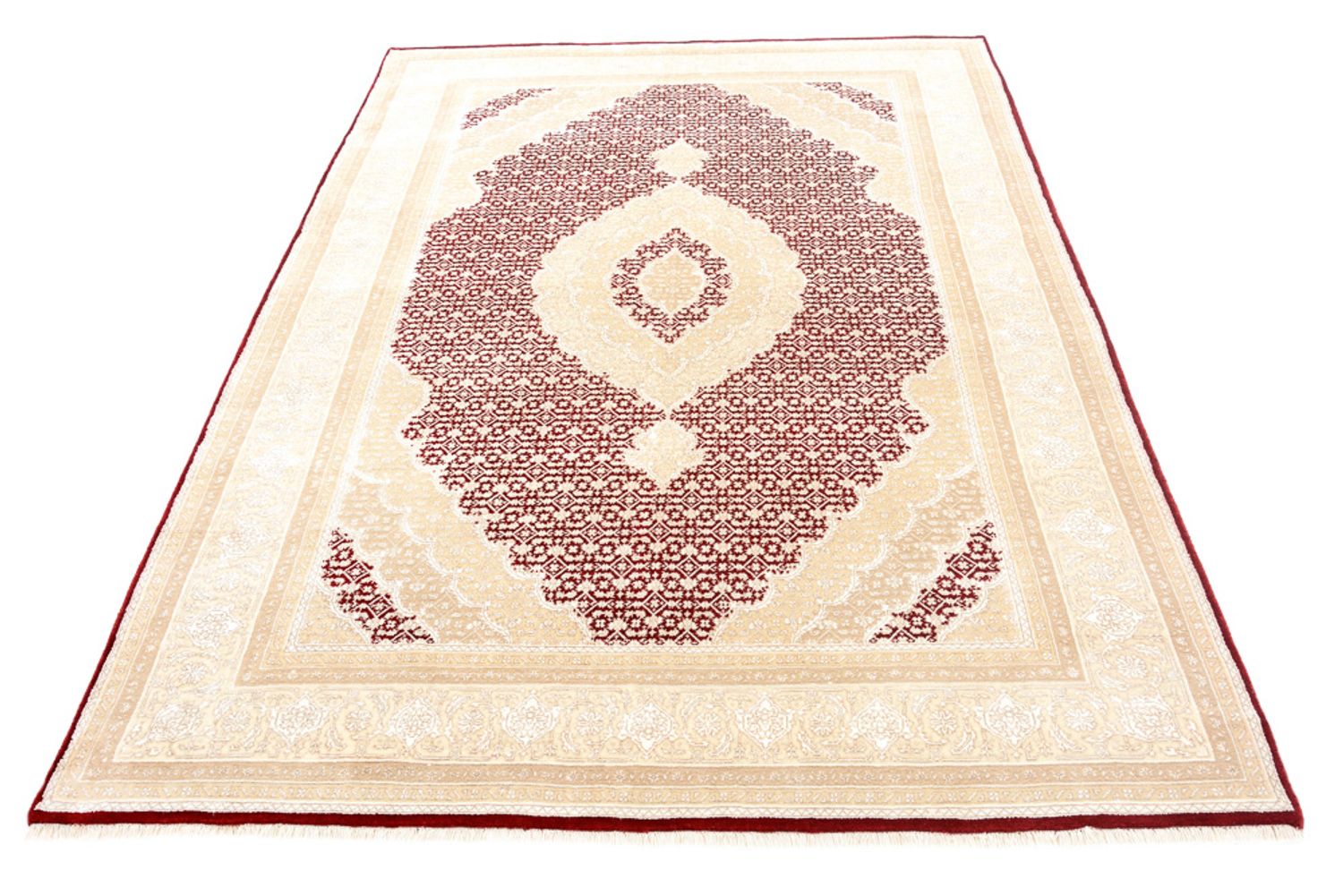 Tappeto orientale - Tabriz - 243 x 167 cm - crema