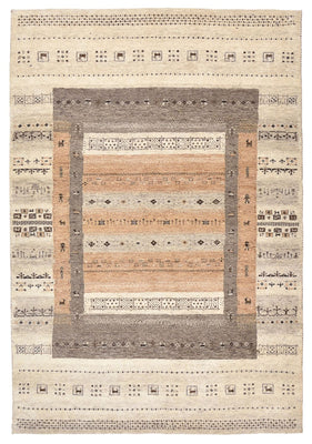 Tappeto Gabbeh - Loribaft Indus - 201 x 140 cm - beige scuro