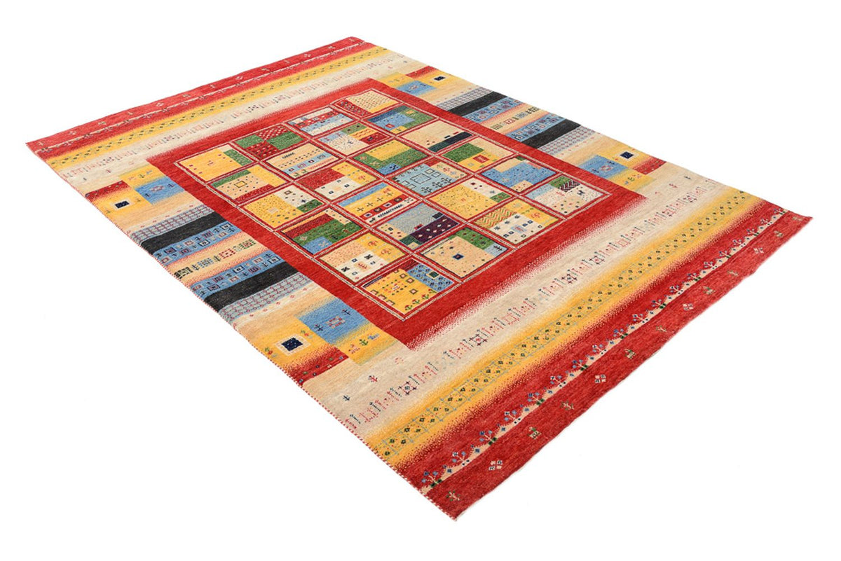 Tappeto Gabbeh - Loribaft Indus - 236 x 169 cm - multicolore