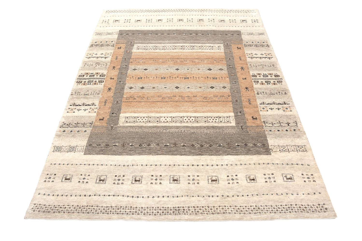 Tappeto Gabbeh - Loribaft Indus - 299 x 205 cm - beige scuro