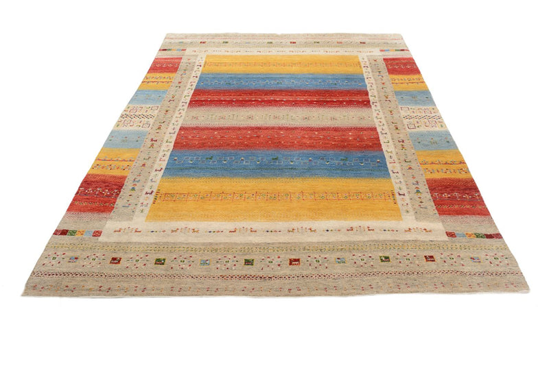 Tappeto Gabbeh - Loribaft Indus - 236 x 173 cm - multicolore