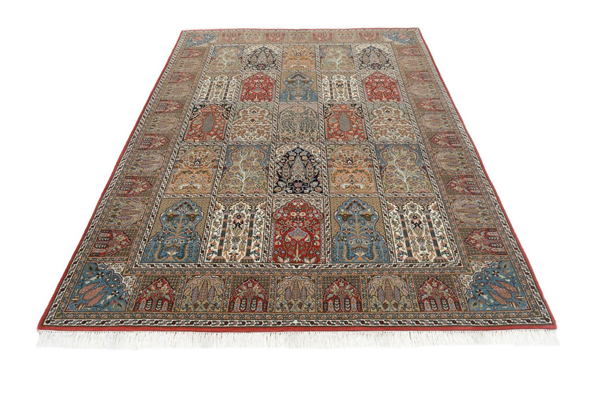Tappeto orientale - Ghom - Indo - 242 x 172 cm - beige scuro