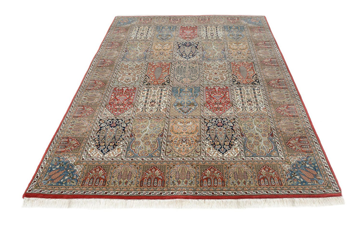 Tappeto orientale - Ghom - Indo - 242 x 172 cm - beige scuro