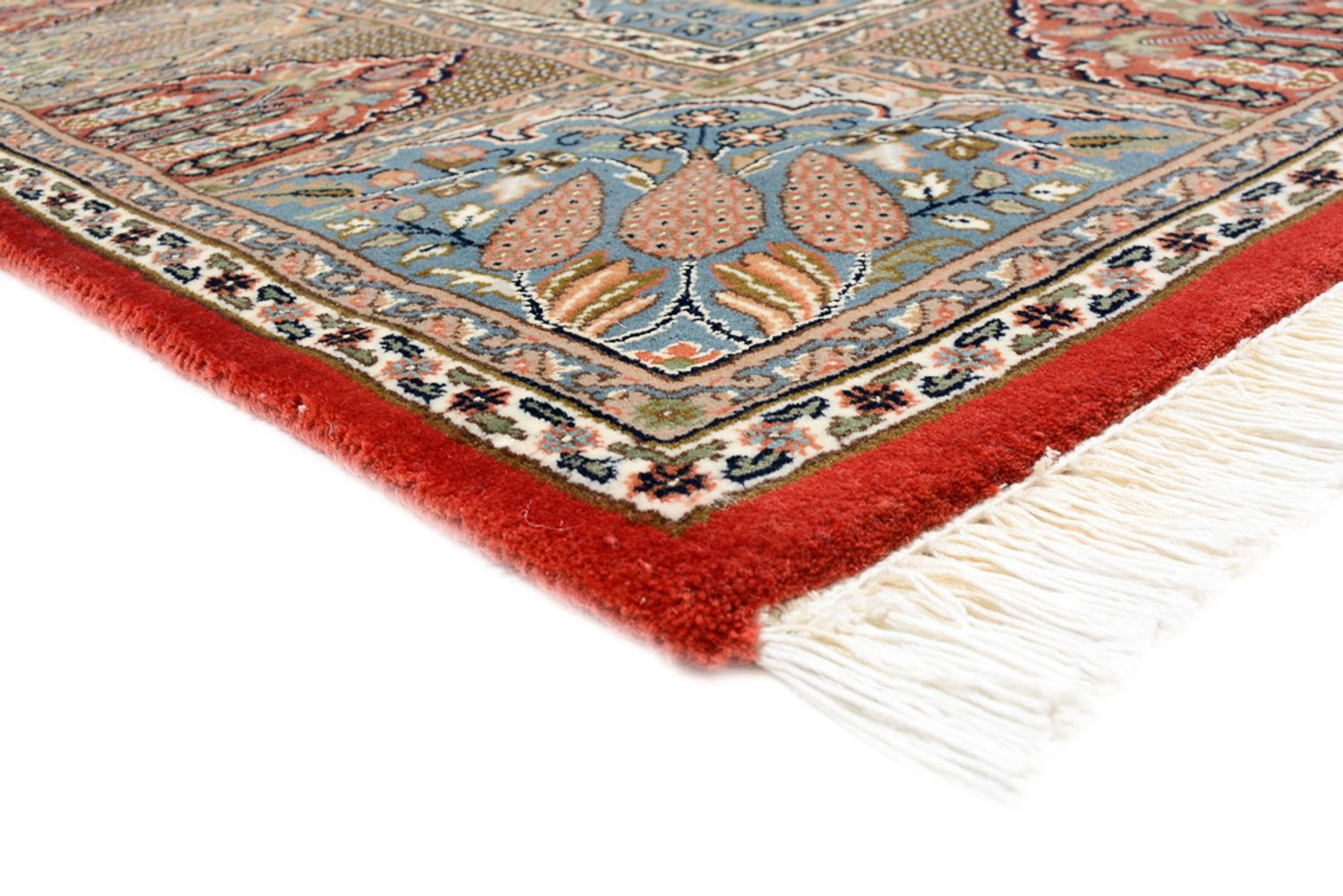 Tappeto orientale - Ghom - Indo - 306 x 211 cm - beige scuro