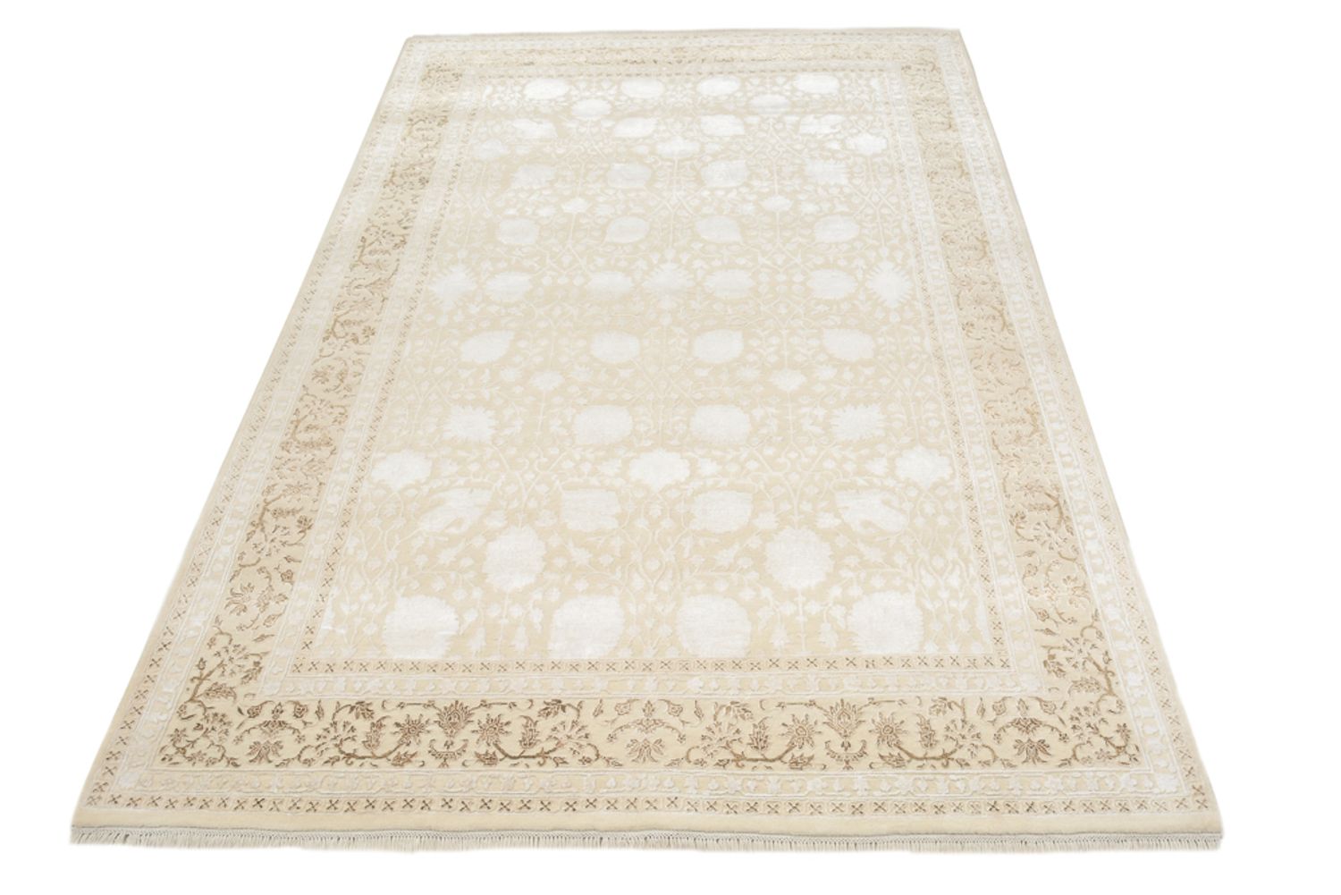 Tappeto orientale - 294 x 199 cm - crema