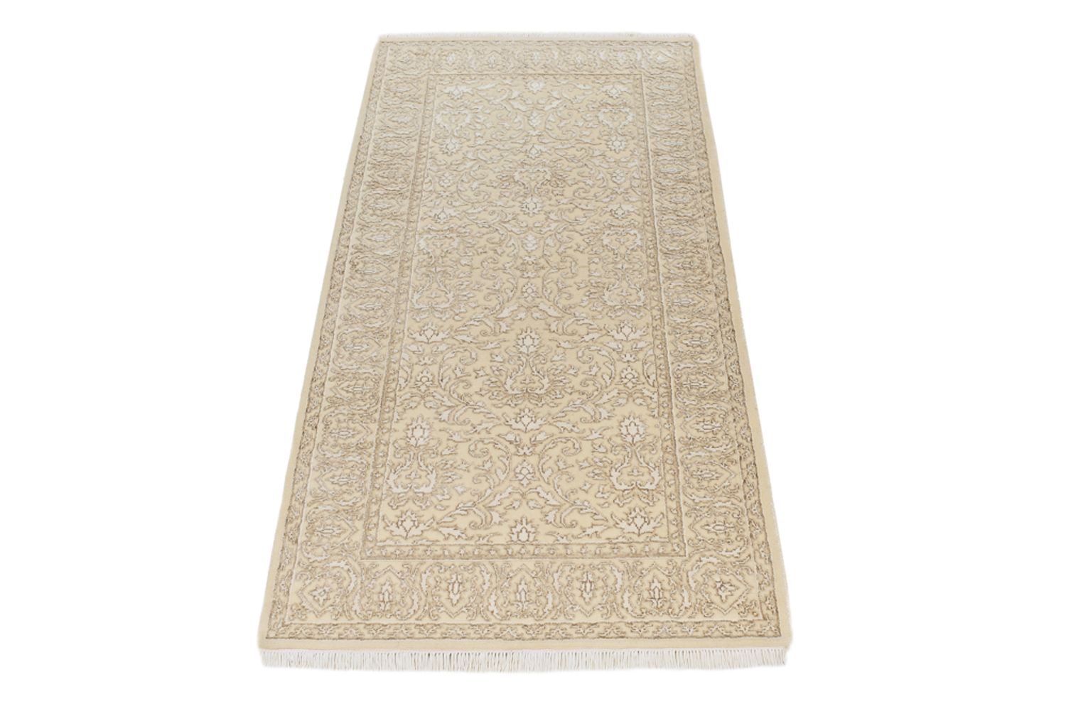 Tappeto orientale - 144 x 73 cm - beige chiaro