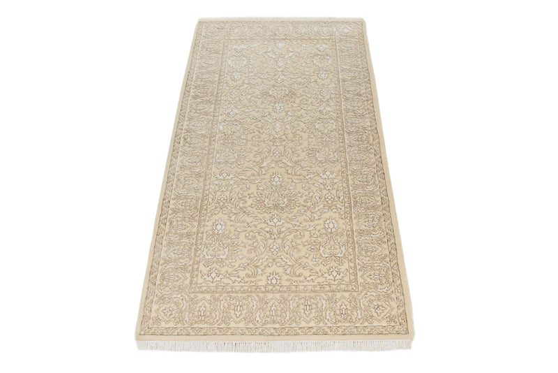 Tappeto orientale - 144 x 73 cm - beige chiaro