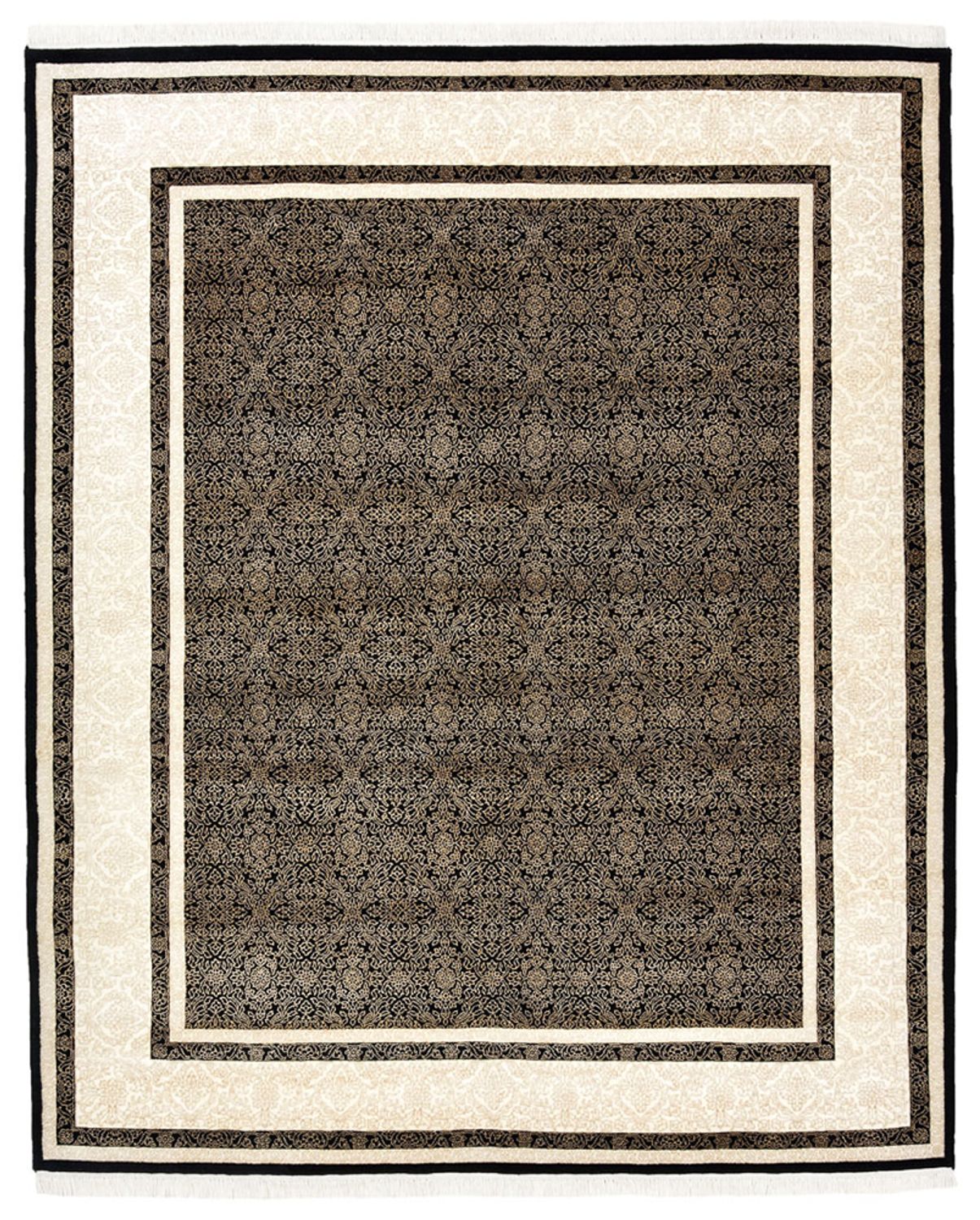 Tappeto orientale - 246 x 204 cm - antracite