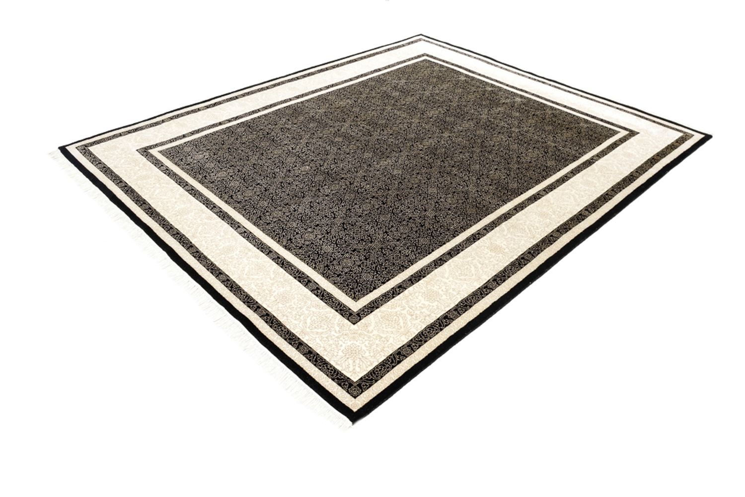 Tappeto orientale - 246 x 204 cm - antracite