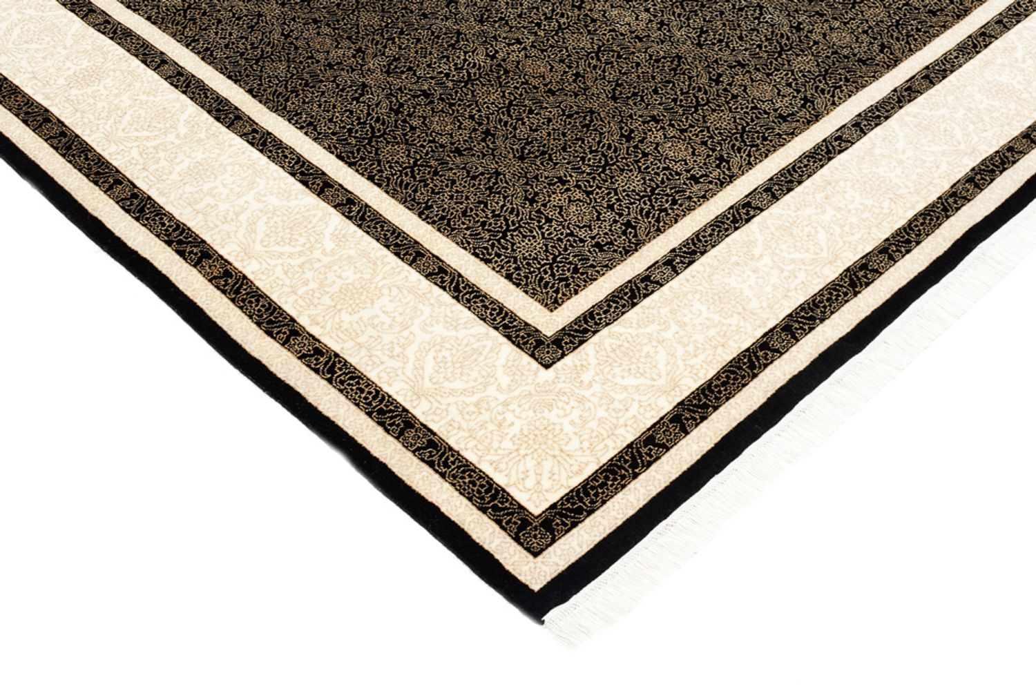 Tappeto orientale - 246 x 204 cm - antracite