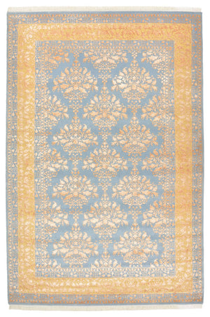 Tappeto orientale - 307 x 206 cm - blu chiaro