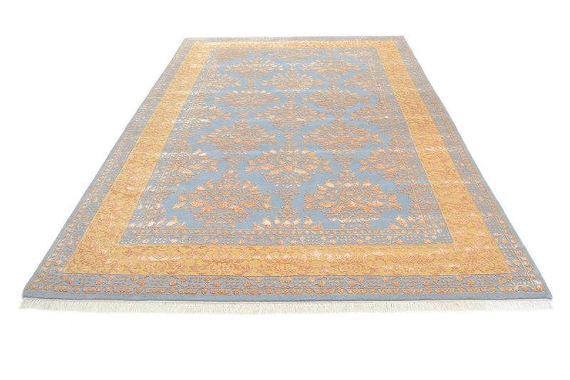 Tappeto orientale - 307 x 206 cm - blu chiaro