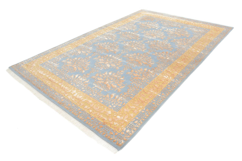 Tappeto orientale - 307 x 206 cm - blu chiaro