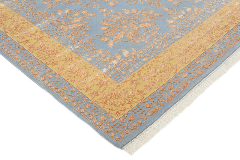 Tappeto orientale - 307 x 206 cm - blu chiaro