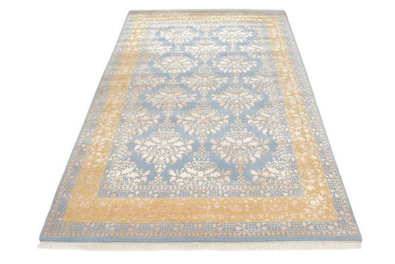 Tappeto orientale - 307 x 206 cm - blu chiaro