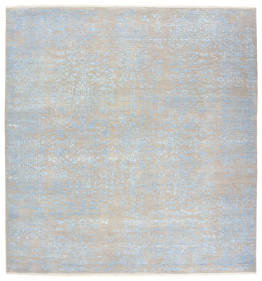 Tappeto di design - 289 x 274 cm - blu chiaro