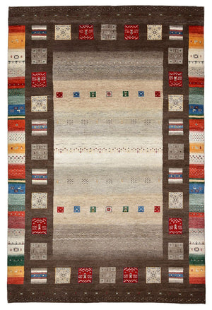 Tappeto Gabbeh - Loribaft Indus - 308 x 203 cm - multicolore