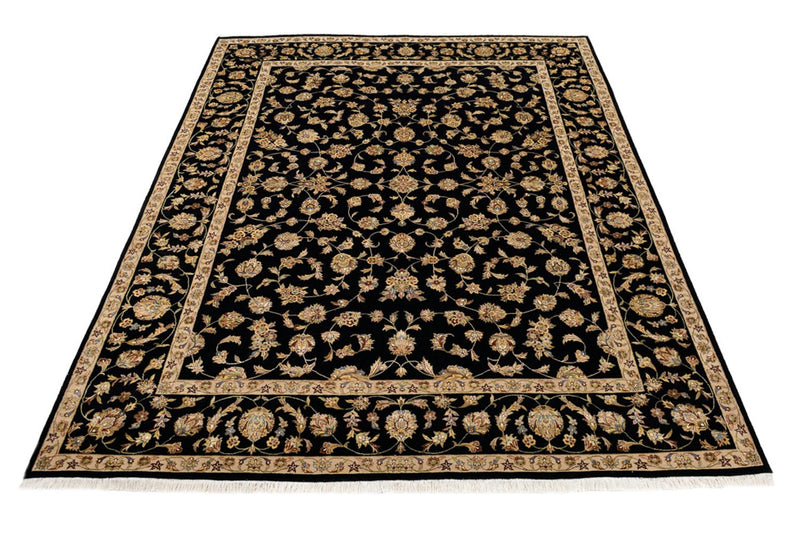 Tappeto orientale - Tabriz - 304 x 236 cm - blu scuro