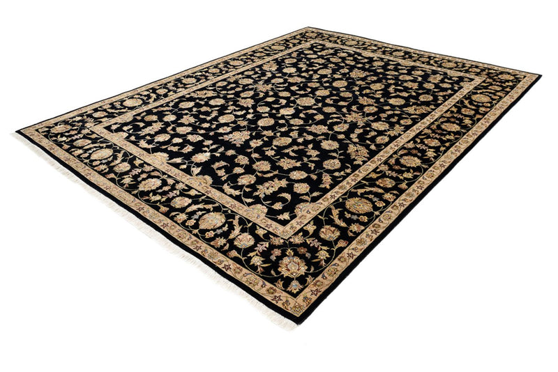 Tappeto orientale - Tabriz - 304 x 236 cm - blu scuro