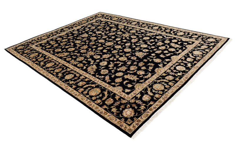 Tappeto orientale - Tabriz - 304 x 236 cm - blu scuro
