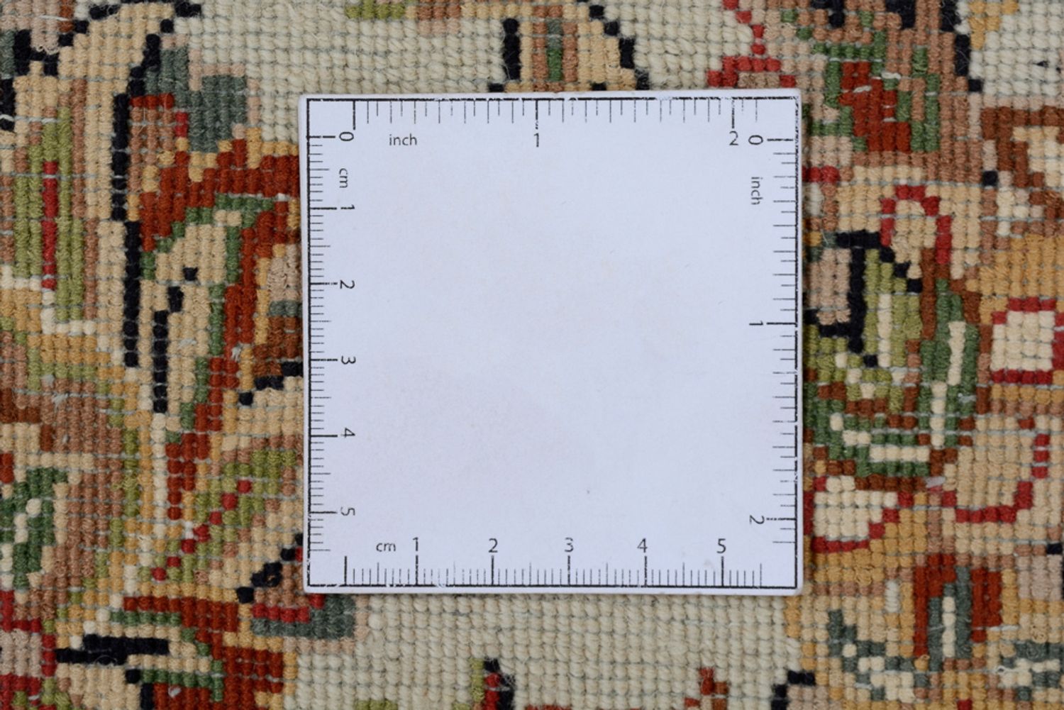 Tappeto orientale - Tabriz rotondo  - 218 x 216 cm - blu scuro