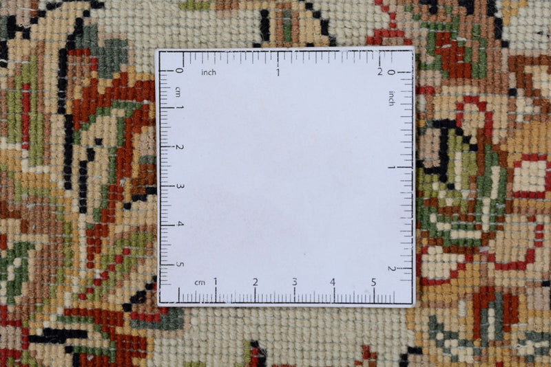 Tappeto orientale - Tabriz rotondo  - 218 x 216 cm - blu scuro