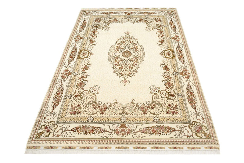 Tappeto orientale - Tabriz - 304 x 209 cm - crema