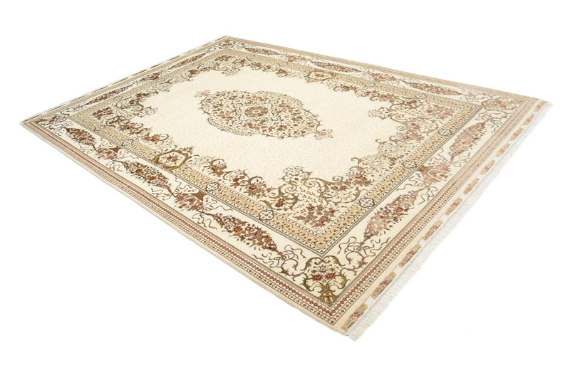 Tappeto orientale - Tabriz - 304 x 209 cm - crema
