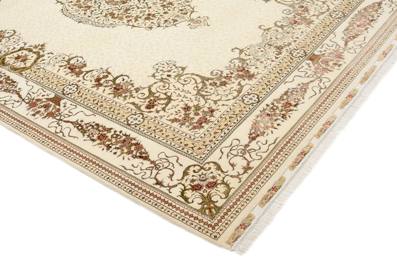 Tappeto orientale - Tabriz - 304 x 209 cm - crema