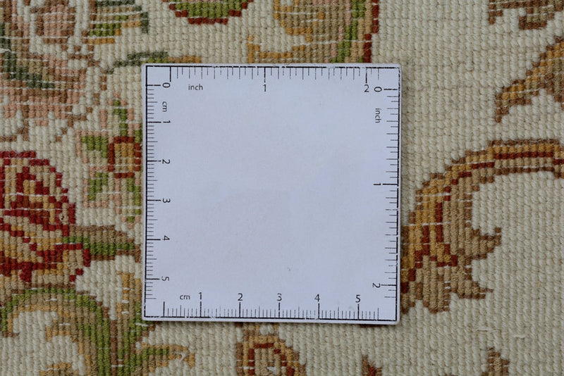 Tappeto orientale - Tabriz - 304 x 209 cm - crema