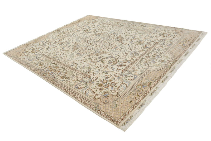 Tappeto orientale - Tabriz - 309 x 247 cm - crema