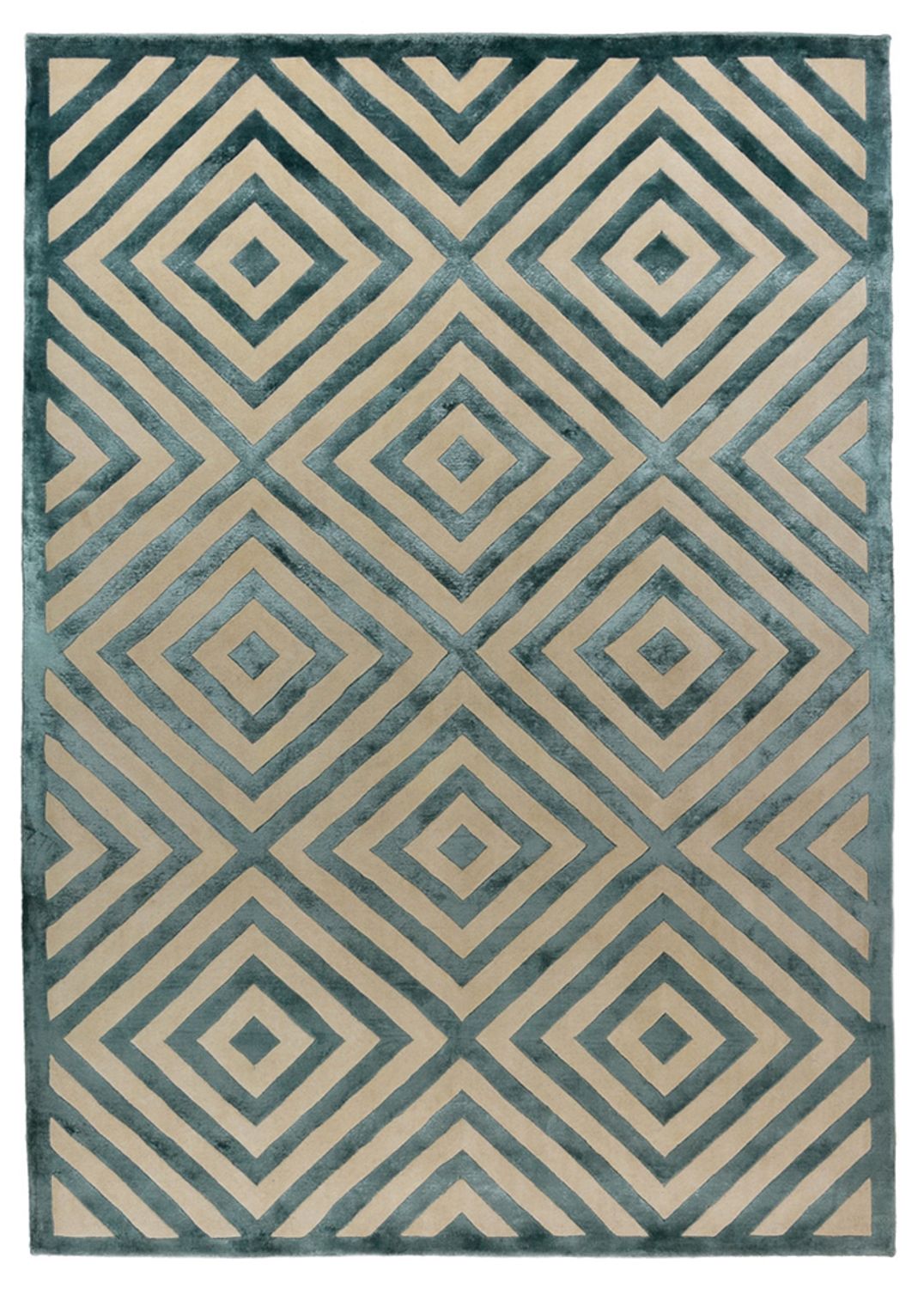 Tappeto di design - 237 x 169 cm - multicolore