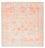 Tappeto di design - 261 x 251 cm - arancione