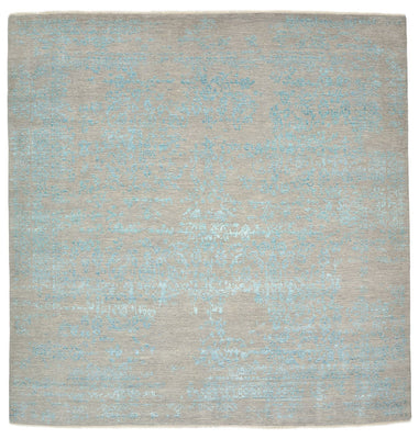 Tappeto di design quadrato  - 249 x 249 cm - blu chiaro