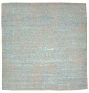 Tappeto di design quadrato  - 249 x 249 cm - blu chiaro