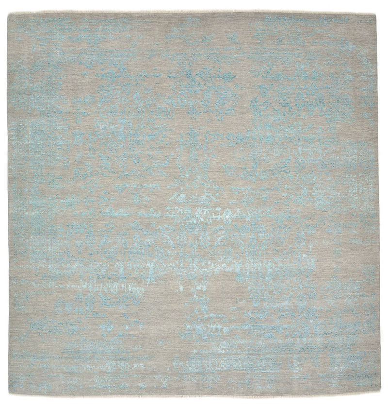 Tappeto di design quadrato  - 249 x 249 cm - blu chiaro